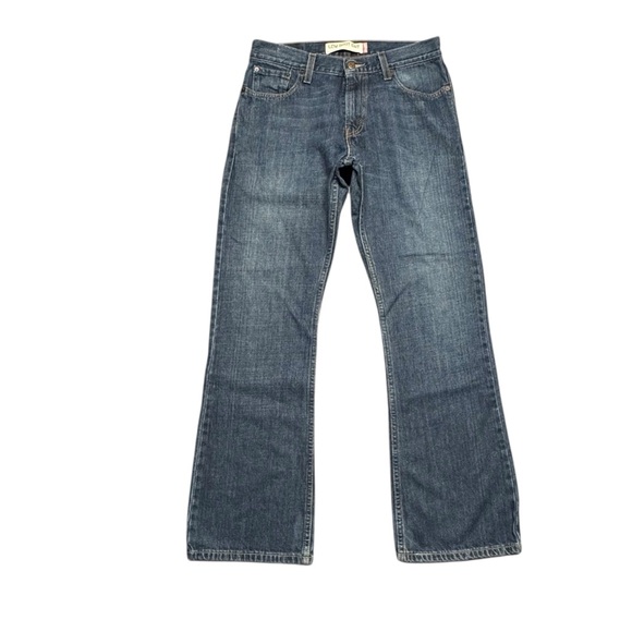 Levi’s Mens 527 Low Boot Cut Jeans Y2K Size 30X30 Medium Wash Blue Denim Casual - Picture 1 of 16